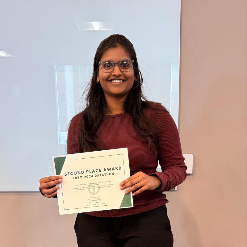 FNBO Datathon Certificate